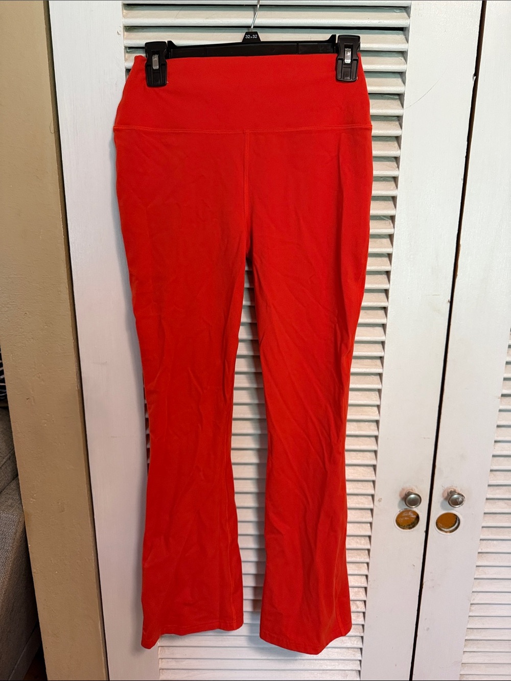 Spiritual Gangster Women’s Bright Orange Flare Yoga Pants
